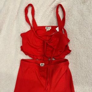Billabong Red Matching Set